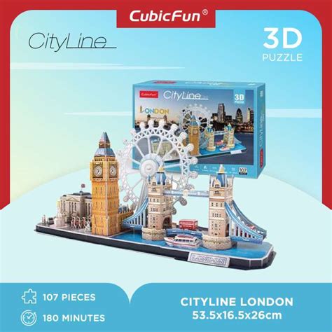 Promo CUBICFUN Cityline London MC253 3D Puzzle Diskon 28 Di Seller