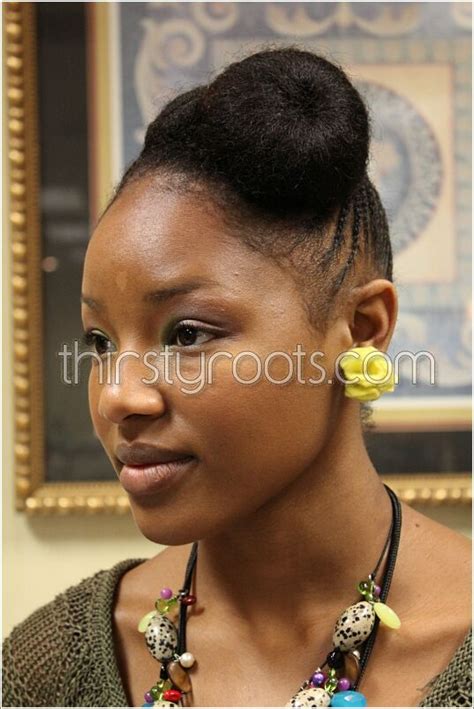 Cornrows In A Bun