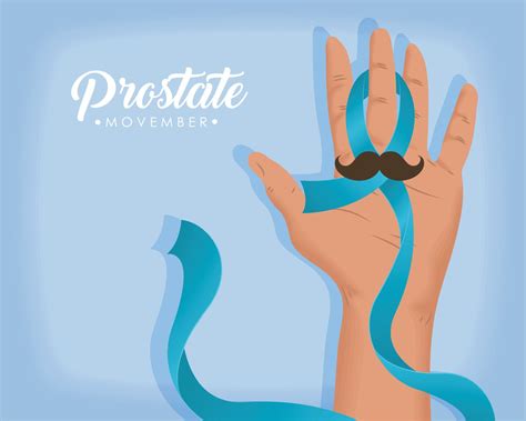 Prostate Movember Lettering 11441549 Vector Art At Vecteezy