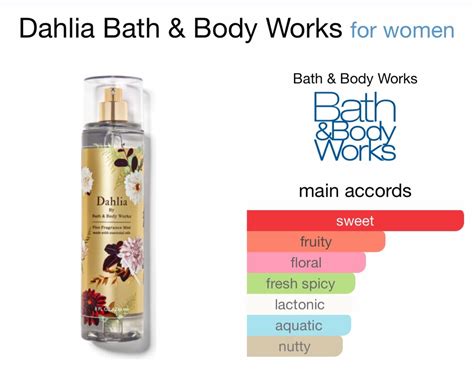 Preloved Bath Body Works Bbw Dahlia Body Mist Beauty Personal Care