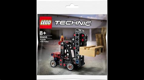 Lego Technik Forklift With Pallet Speed Build By A Year Old