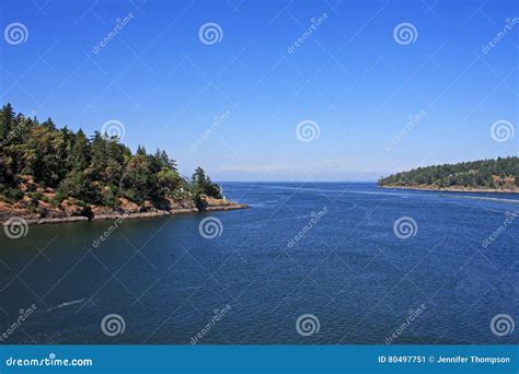 Gulf Islands Georgia Strait Stock Image Image Of Canada Gulf 80497751