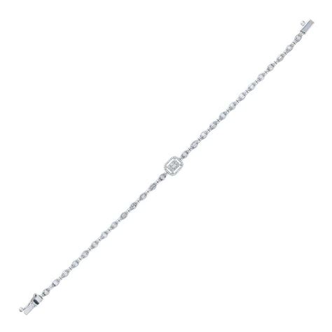 Carat Diamond Baguette Bracelet Lizay Db