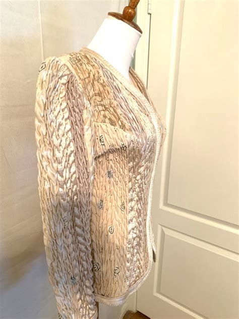 Vintage Woven Nude Jacket Gem