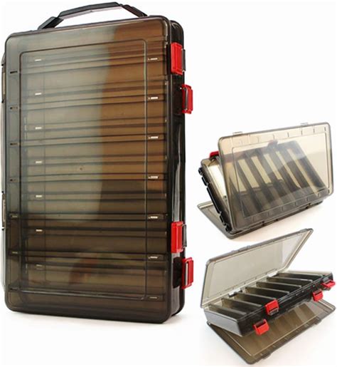 Origlam Double Sided 14 Compartments Fishing Tackle Boxes