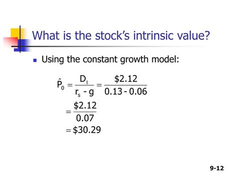 Ppt Chapter Stocks And Their Valuation Powerpoint Presentation