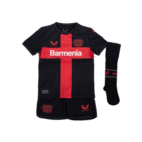 Kit Castore Bayer 04 Leverkusen Primera Equipación 2023 2024 Niño