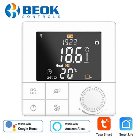 BEOK Tuya WIFI Thermostat For Gas Boiler Home Heating Warm Floor