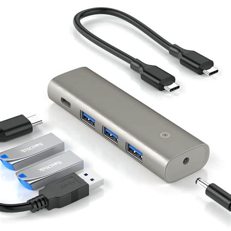 Rocketek 5 IN 1 Type C USB Hub Rocketeck