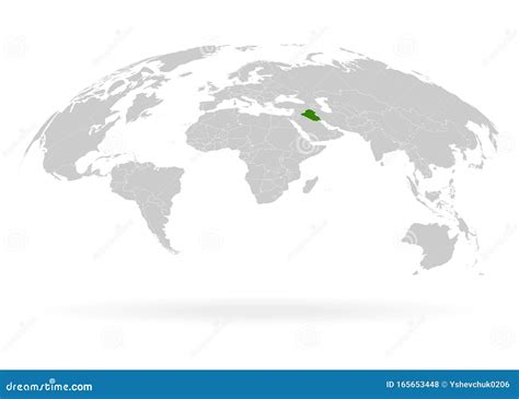 Territory Of Iraq Planet Earth The Earth World Map On White