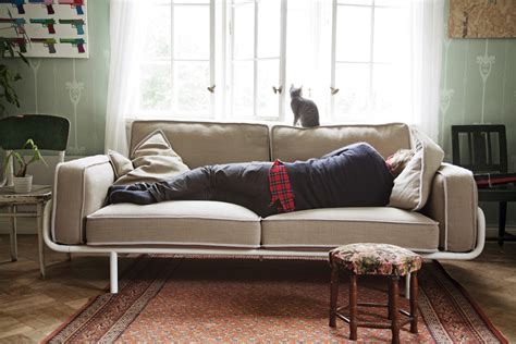 Sofà A La Cuina Ikea Amb Una Llitera 49 Fotos Un Sofà Angular Estret