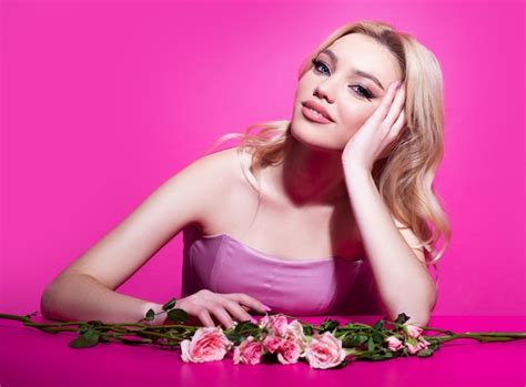 Premium Photo Perfume Aroma Concept Sensual Girl With Nude Makeup Nature Cosmetics Woman