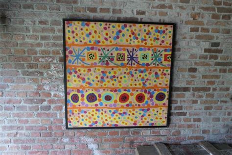 Bekijk Vintage Abstract Kunstwerk Schilderij Van Mathilde Arbey Op Reliving