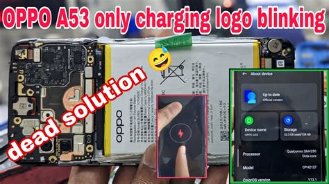 Oppo A Only Charging Logo Blinking Problem Solution Oppo A Full