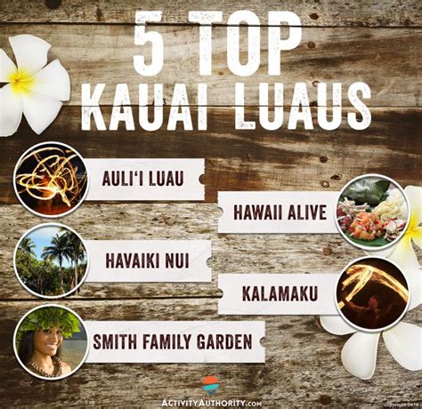 Top 5 Kauai Luaus Best Luaus To See On The Island Of Kauai