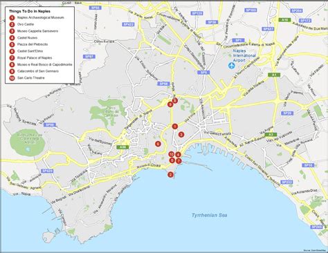 Naples Map Italy Gis Geography