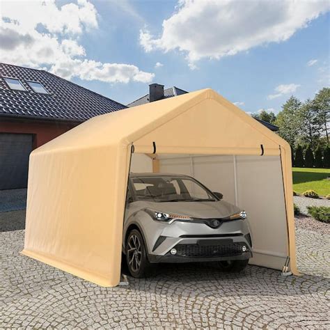 X Heavy Duty Steel Carport Car Canopy Shelter Sidewalls Tent