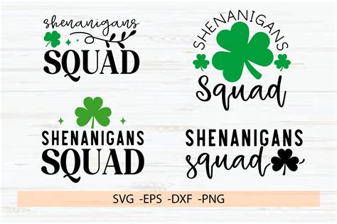 Shenanigans Squad Svgst Patricks Svg Bundle Saint Patricks Day Svg