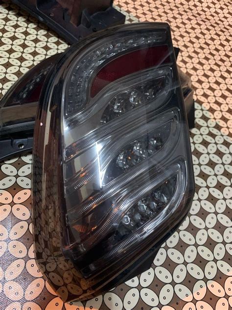 Perodua Axia Tail Lamp Mercedes Design Light Bar Smoke Auto