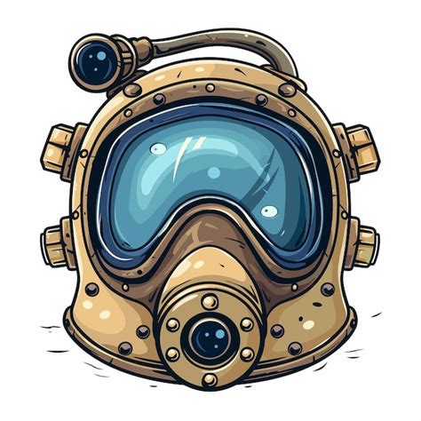 Premium Vector Diving Helmet