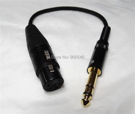 6 35mm 1 4 Male To 4 Pin XLR Female Balanced For 4 Pin XLR Male