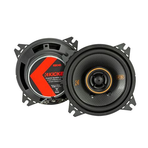 Kicker KSC404 75W RMS 4 KS Series 2 Way Coaxial Speakers