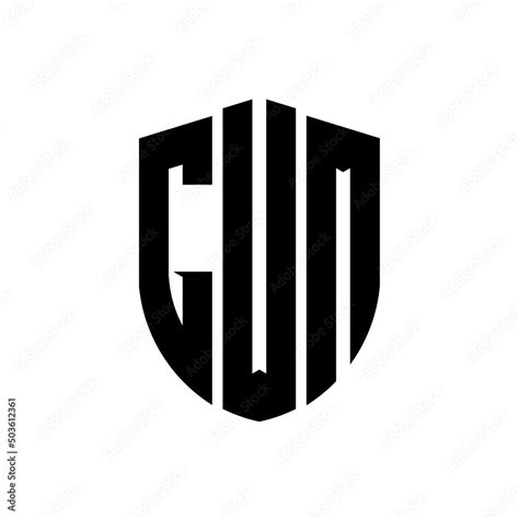 GWM letter logo design. GWM modern letter logo with black background ...