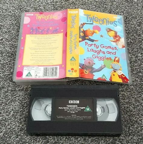 Tweenies Party Games Laughs And Giggles Vhs Video Tape New Eur 5 84