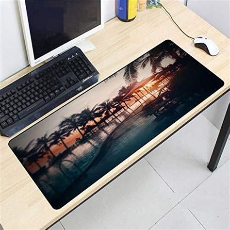 DHSBD Landschap Afdrukken Muismat Gaming Toetsenbord Mousepad Computer