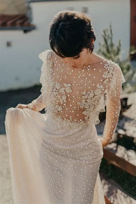 Naked Wedding Dresses For Daring Brides Weddingomania