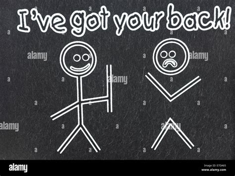 Ive Got Your Back Stick Figure