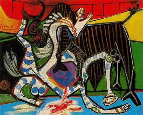 Pablo Picasso Bullfight 1982 Painting Bullfight 1982 Print For Sale