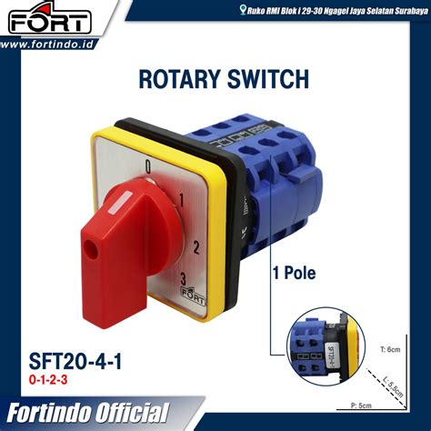 Jual Rotary Switch Sft Sa P Selector Saklar Putar