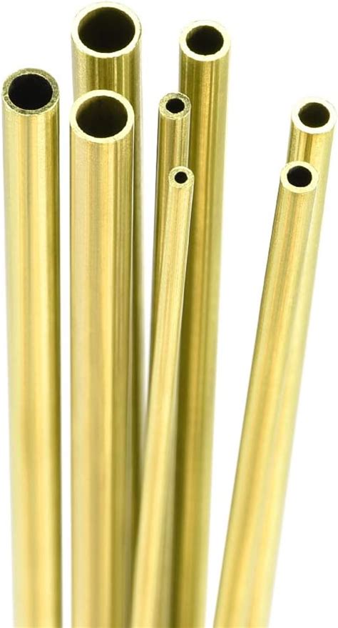 Buy Uxcell Brass Tube 2mm 2 5mm 3mm 3 5mm 4mm 4 5mm 5mm 5 5mm Od X 0 5mm Wall Thickness 300mm