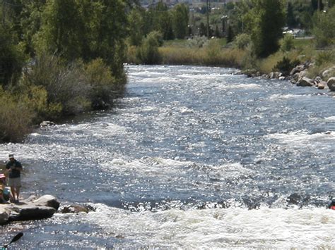 Steamboat Springs Co The Yampa River From The 13th Street Bridge Photo Picture Image