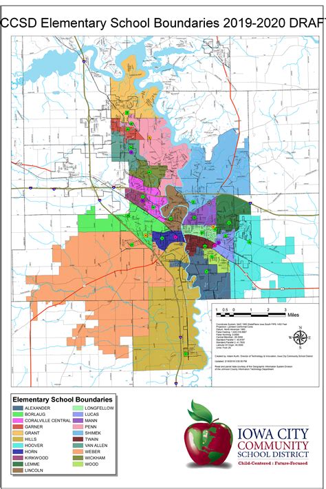 Iowa School District Map