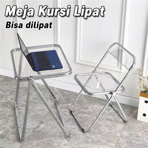 Jual Meja Kursi Lipat Kursi Lipat Transparan Meja Lipat Transparan