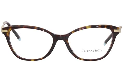 Tiffany And Co Tf2219b 8015 Eyeglasses Women S Havana Gold Full Rim 52 16 140