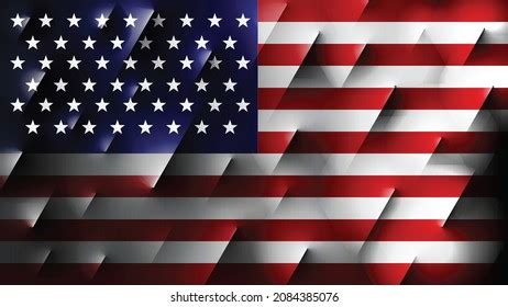 Ripped Usa National Flag Wallpaper Solid Stock Vector (Royalty Free ...