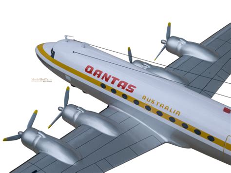 Douglas DC-4 Qantas Model Private & Civilian $194.50 Modelbuffs Custom Made Mahogany Models