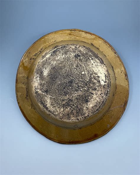 Large Slipware Earthenware Charger In The Thomas Toft Manner With Image