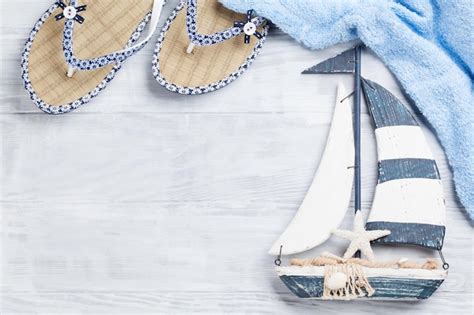 Premium Photo | Beach accessories