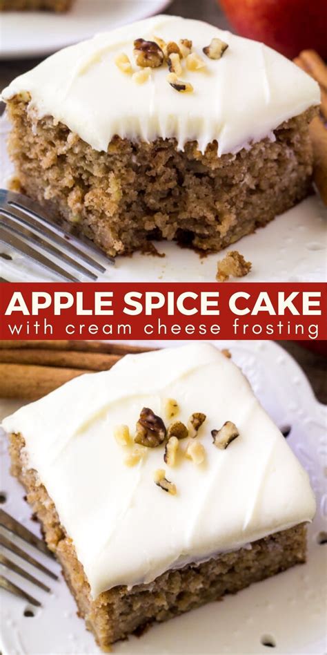 Apple Spice Cake With Cream Cheese Frosting Artofit