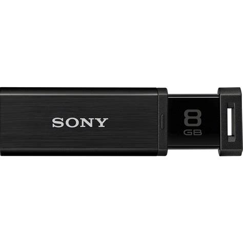 Sony 8GB MicroVault Mach USM QX Flash Drive Black USM8GQX B