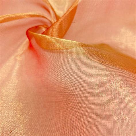 Metallic Silk Organza Fabric 399yard 4445 Wide 100 Silk Organza