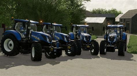 New Holland T7 Pack Edited V1000 Fs25 Fs22 Mod