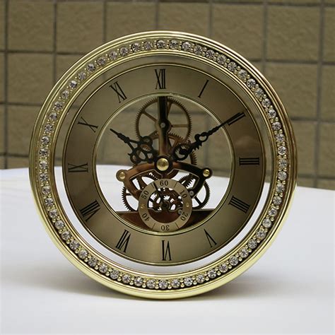 Skeleton Clock Insert Transparent Clock Head China Clock Parts And