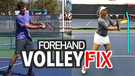 Forehand Volley FIX Tennis Lesson