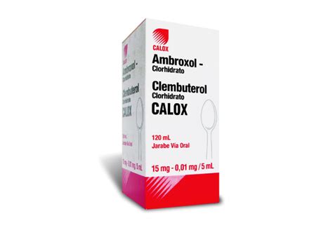 AMBROXOL CLEMBUTEROL CALOS JARABE 120ML