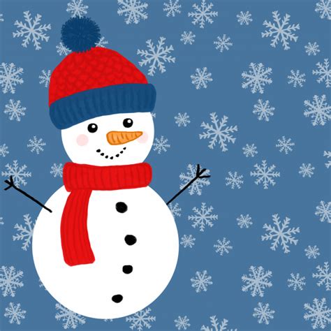 Snowman Illustration Free Stock Photo Public Domain Pictures